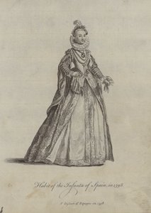 1598年のスペインのインファンタの習慣 作： English School